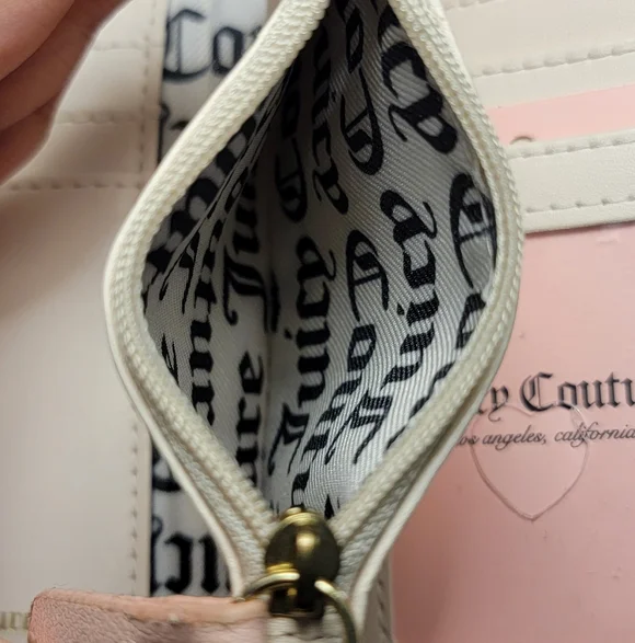 Juicy Couture Pink Heart Charm Wallet - Picture 6 of 7